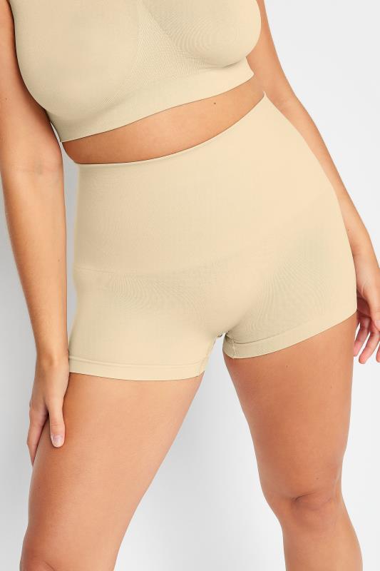 Plus Size Shapewear YOURS Nude Seamless Control High Waisted Shorts