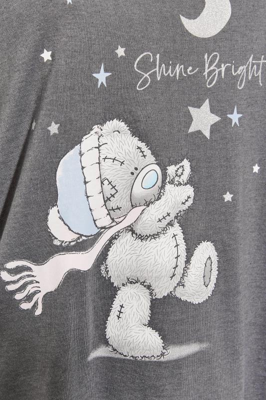 Plus Size Grey Tatty Teddy "Shine Bright" Pyjama Set | Yours Clothing 5