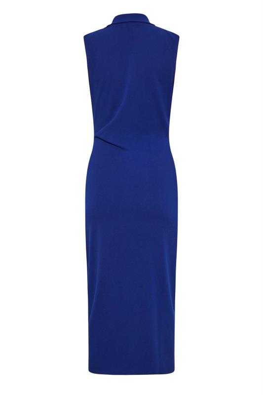 LTS Tall Blue Scuba Blazer Dress 7