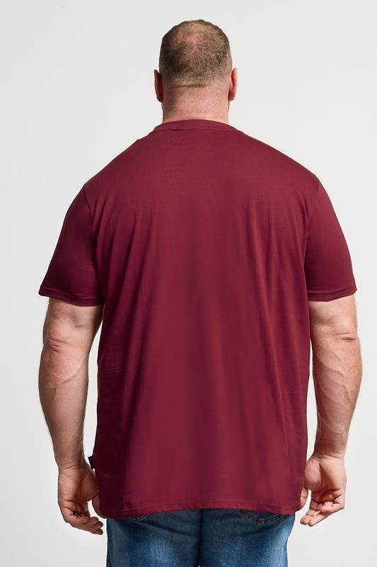 BadRhino Big & Tall Dark Red Extra Long Core T-Shirt | BadRhino 2