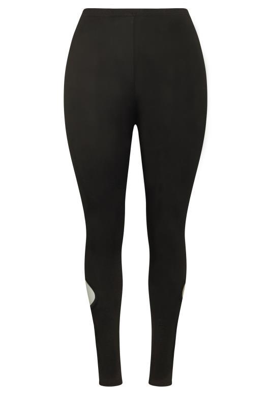 LIMITED COLLECTION Curve Black Keyhole Leggings 5