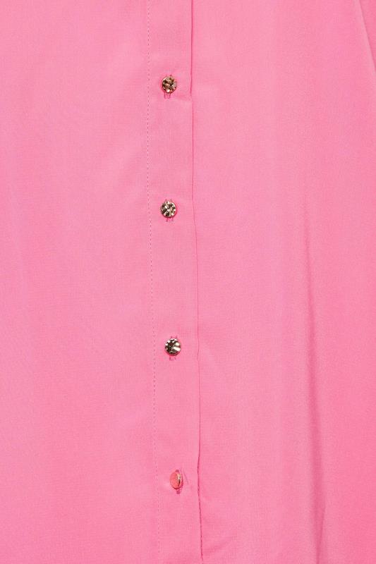 M&Co Hot Pink Tie Waist Tunic Shirt | M&Co 5