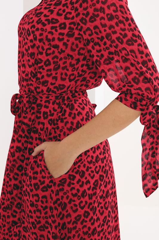 STAR Red Leopard Shirt Dress | StarByJM 4