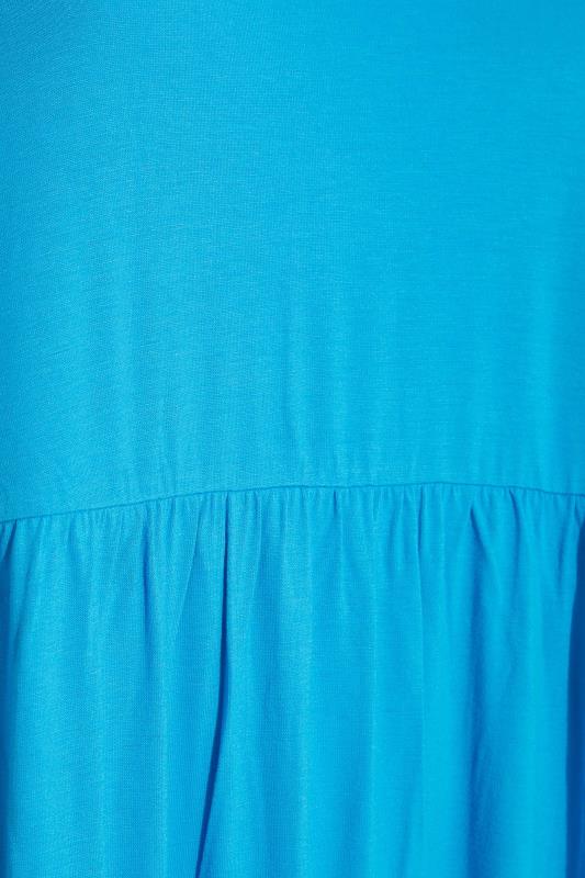 LIMITED COLLECTION Curve Turquoise Blue Sleeveless Pocket Maxi Dress 5