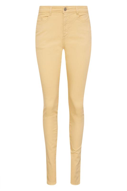 LTS Tall Women's Yellow AVA Skinny Jeans | Long Tall Sally 5