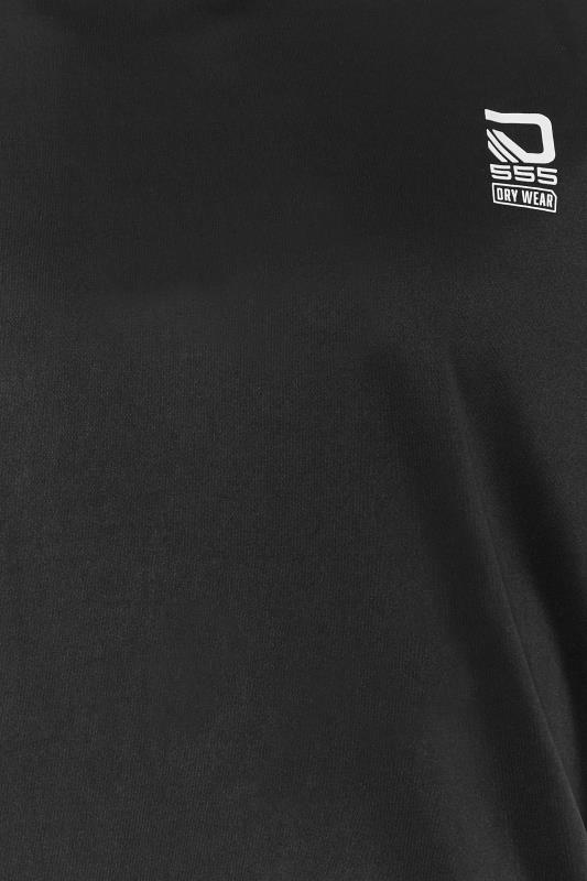 D555 Big & Tall Black Dry Wear T-Shirt | BadRhino 2