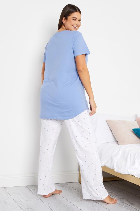 LTS Tall Women's Blue DISNEY Mickey Mouse Pyjama Set | Long Tall Sally  3