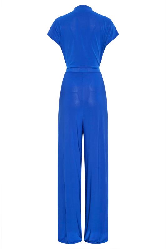 LTS Tall Women's Cobalt Blue Wrap Jumpsuit | Long Tall Sally  6