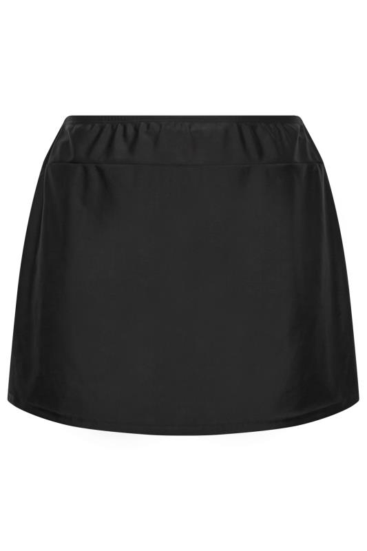 YOURS Curve Plus Size Black Swim Skirt | Yours Clothing