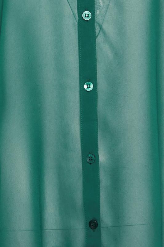 M&Co Green Pleat Sleeve Shirt | M&Co 6