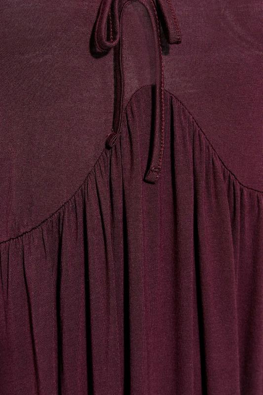 LIMITED COLLECTION Curve Plum Purple Midaxi Dress 5