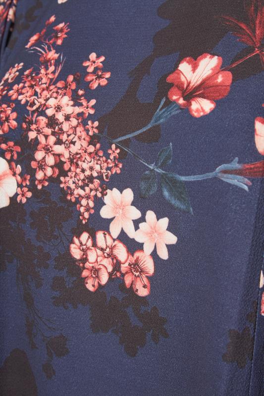 YOURS LONDON Navy Floral Blouse_S.jpg