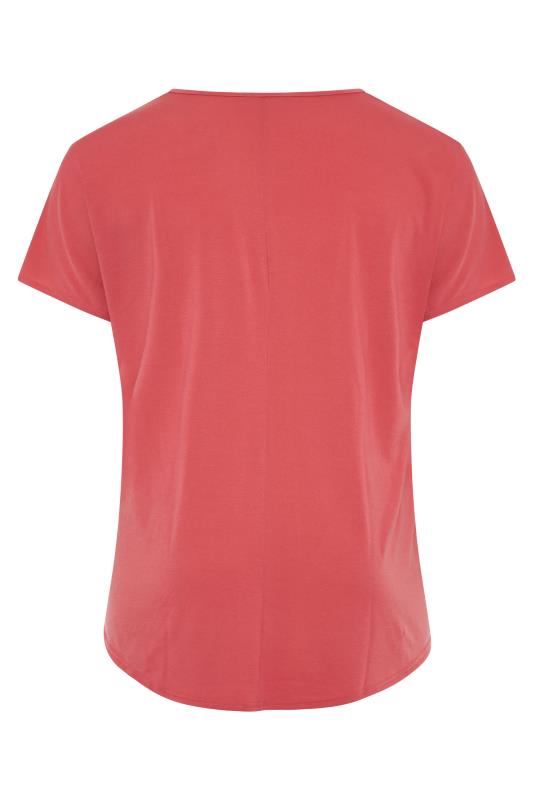 Curve Pink 'XOXO' Grown On Sleeve T-Shirt_BK.jpg