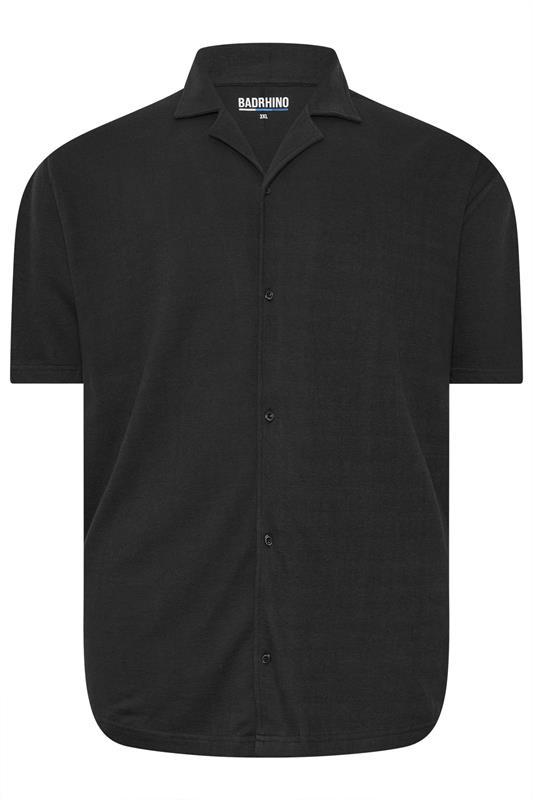 BadRhino Big & Tall Black Revere Jersey Shirt | BadRhino 5