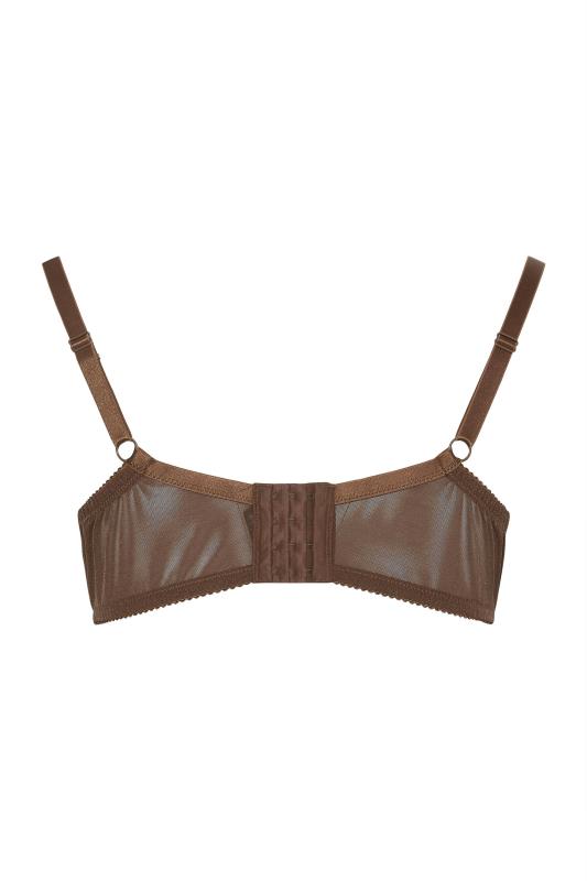 Plus Size Cocoa Brown Moulded Underwired T-Shirt Bra | Yours Clothing 5