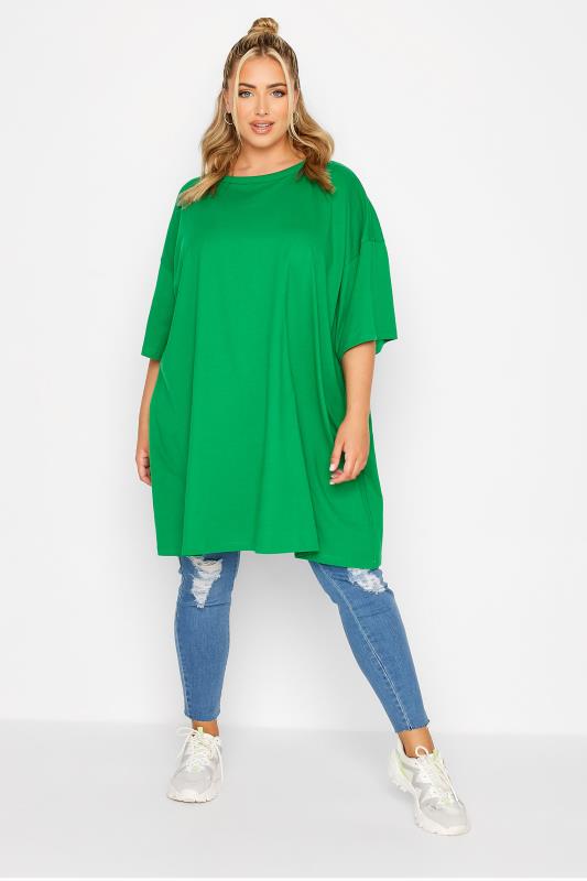 Curve Green Oversized Tunic Top 2