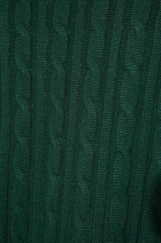 Forest Green Cable Knitted Cardigan_S.jpg