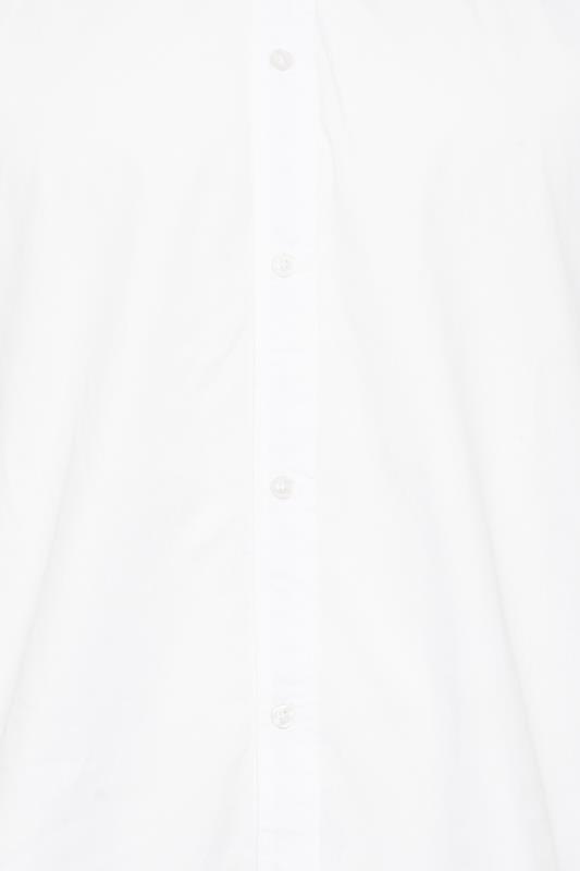 BadRhino Big & Tall White Poplin Short Sleeve Shirt | BadRhino 4