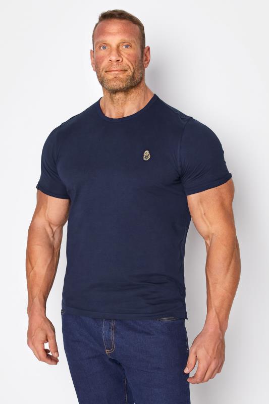 Plus Size T-Shirts LUKE 1977 Navy Blue Traff Core T-Shirt