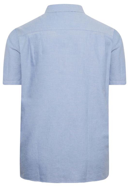 U.S. POLO ASSN. Big & Tall Light Blue Short Sleeve Shirt | BadRhino  4