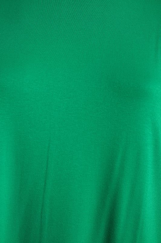 Plus Size Oversized Apple Green T-shirt | Yours Clothing 5