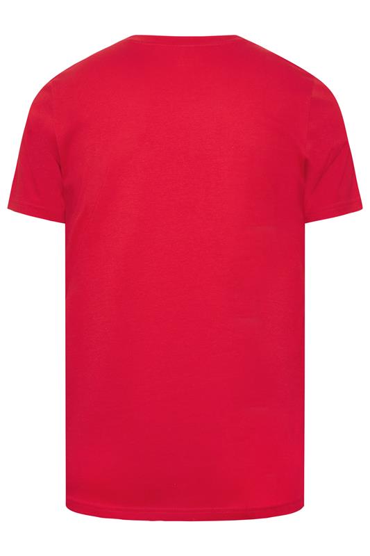 BadRhino Big & Tall Red England Crest T-Shirt | BadRhino 6
