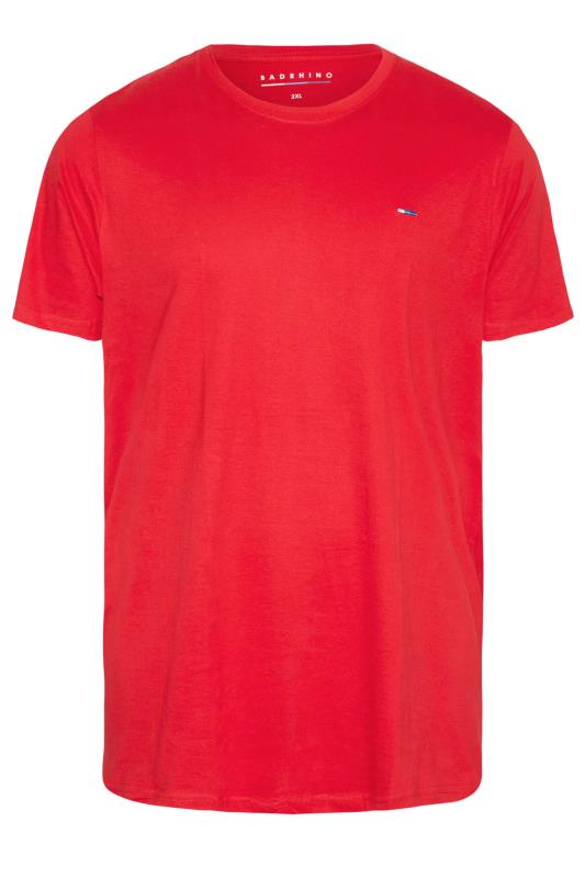 BadRhino Big & Tall 3 PACK Red & Blue Cotton T-Shirts | BadRhino 4