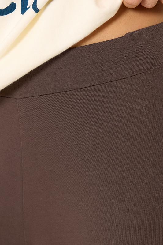 PixieGirl Petite Chocolate Brown Wide Leg Trousers | PixieGirl  5