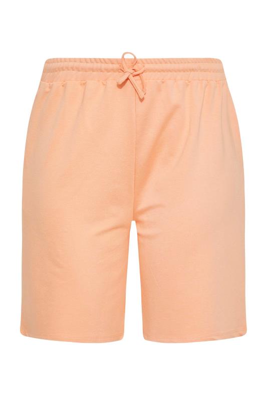 Curve Orange Jersey Shorts 5