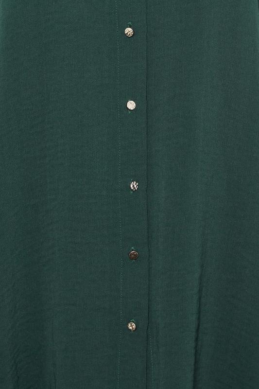 M&Co Dark Green Tie Back Tunic Shirt | M&Co  5