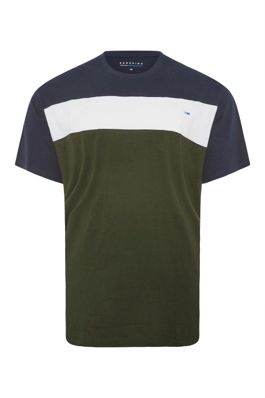 BadRhino Green Cut & Sew Panel T-Shirt_F.jpg