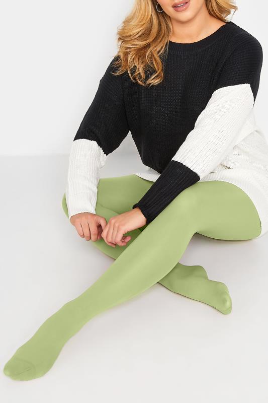 Opaque Tights 50 Denier Forest Green - Ms. Shape