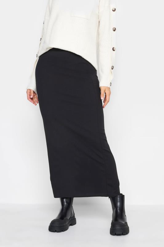 LTS Tall Black Maxi Scuba Tube Skirt | Long Tall Sally 1