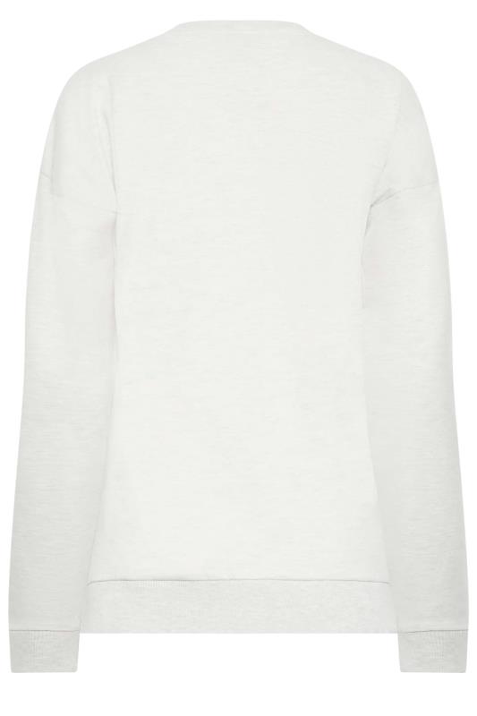 LTS Tall Light Grey Long Sleeve Sweatshirt | Long Tall Sally  8