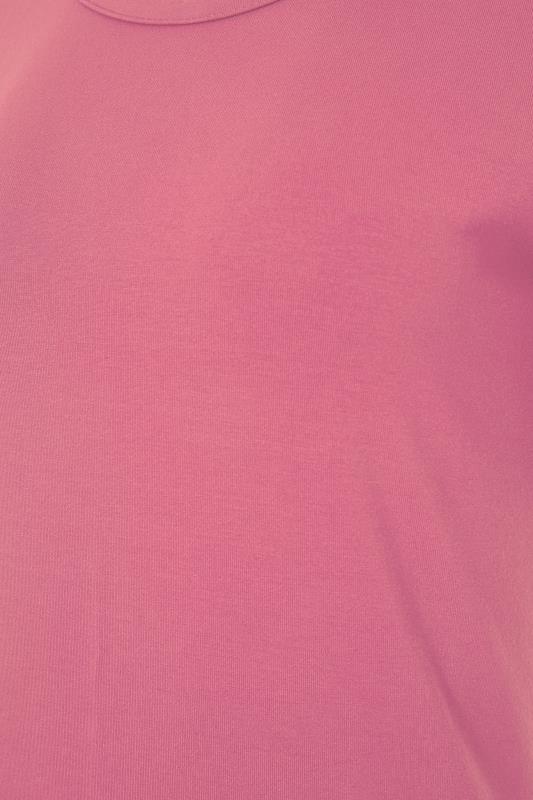 LTS Tall Pink Scoop Neck T-Shirt 4