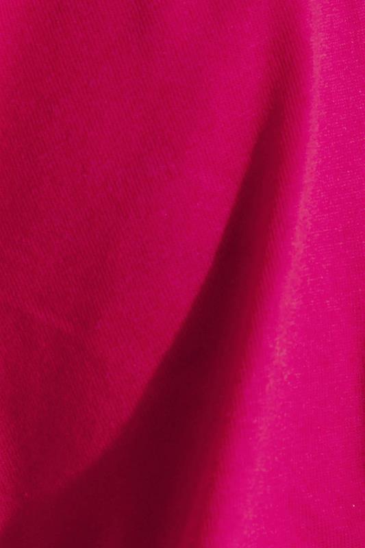Tall Women's LTS Hot Pink Short Sleeve Pocket T-Shirt | Long Tall Sally 5