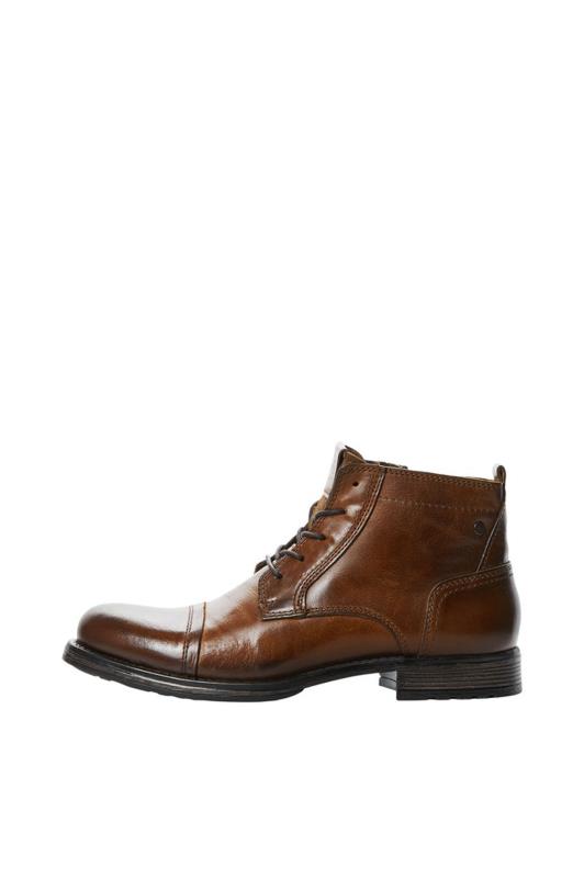 JACK & JONES Brown Lace-Up Ankle Boots 3