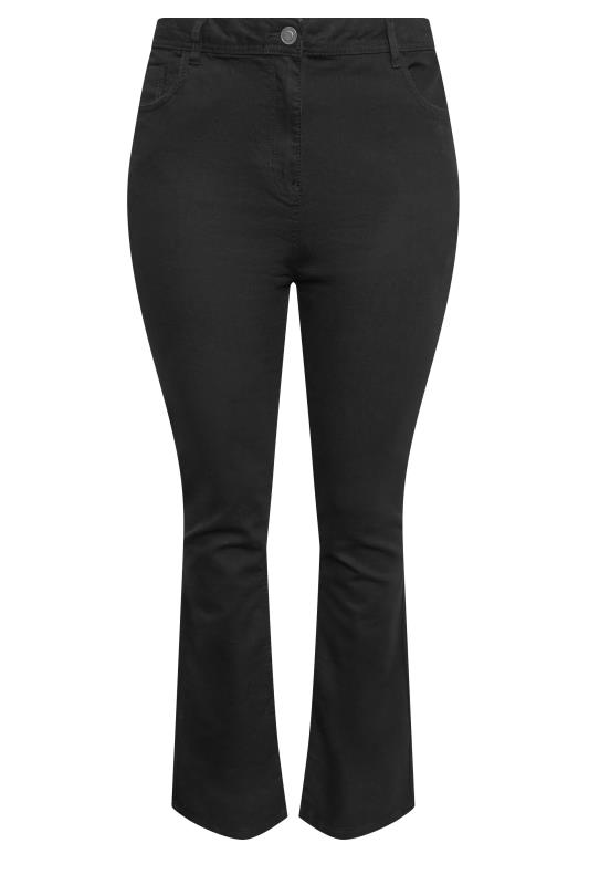 YOURS Plus Size Black Bootcut Stretch ISLA Jeans | Yours Clothing 5