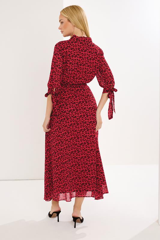 STAR Red Leopard Shirt Dress | StarByJM 3
