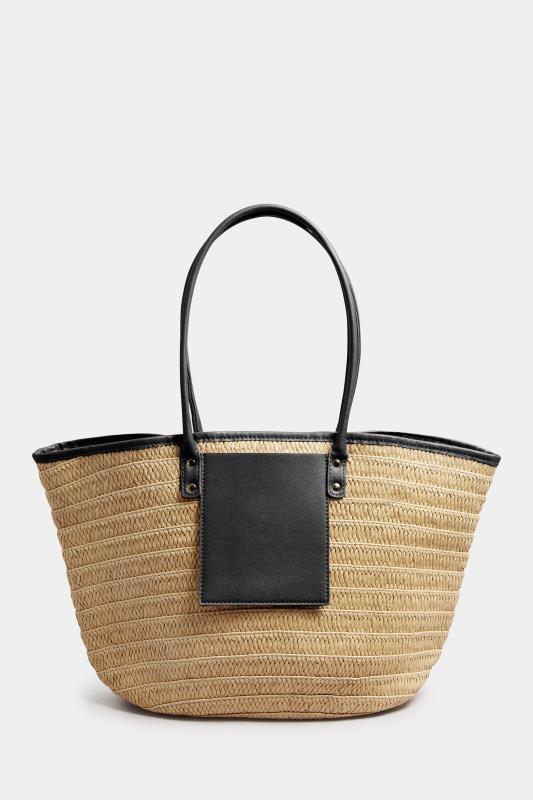 Brown Straw Beach Bag | Yours Clothing 4