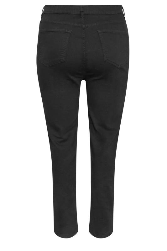 YOURS Plus Size Black Straight Leg RUBY Jeans | Yours 5