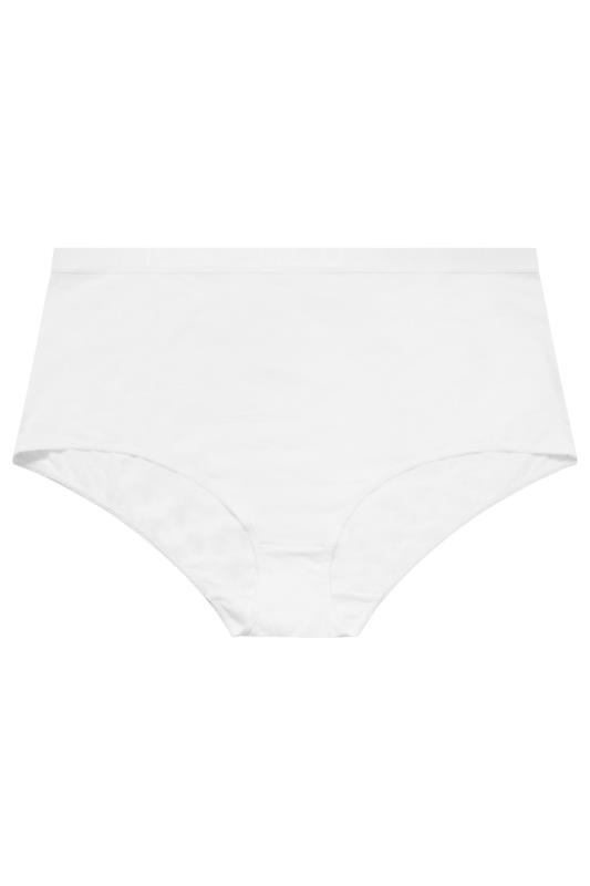 YOURS 5 PACK Plus Size Black & White Full Briefs | Yours Clothing 5