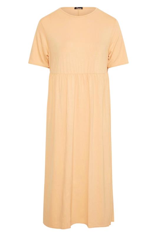 LIMITED COLLECTION Curve Neutral Brown Throw On Maxi Dress_X.jpg