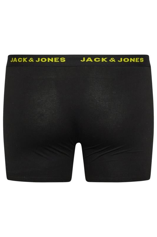 JACK & JONES Big & Tall Black 7 Pack Basic Trunks | M&Co 11