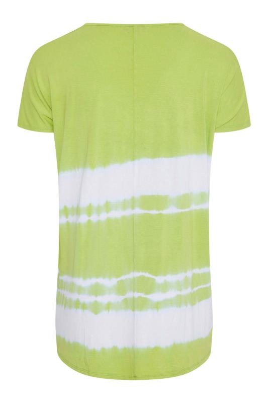 Curve Lime Green Tie Dye T-Shirt 6