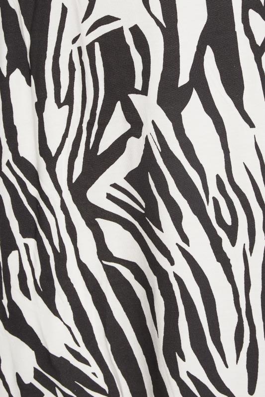 LIMITED COLLECTION Curve White Zebra Print Dress 5