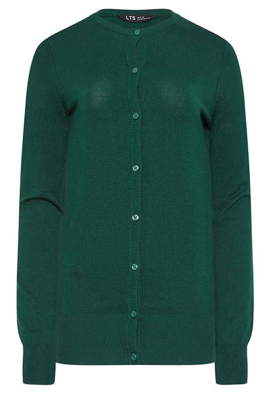 LTS Tall Emerald Green Button Down Knit Cardigan | Long Tall Sally 5