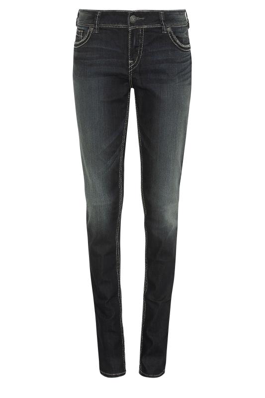 Tall  SILVER JEANS Dark Washed Blue Skinny Jeans
