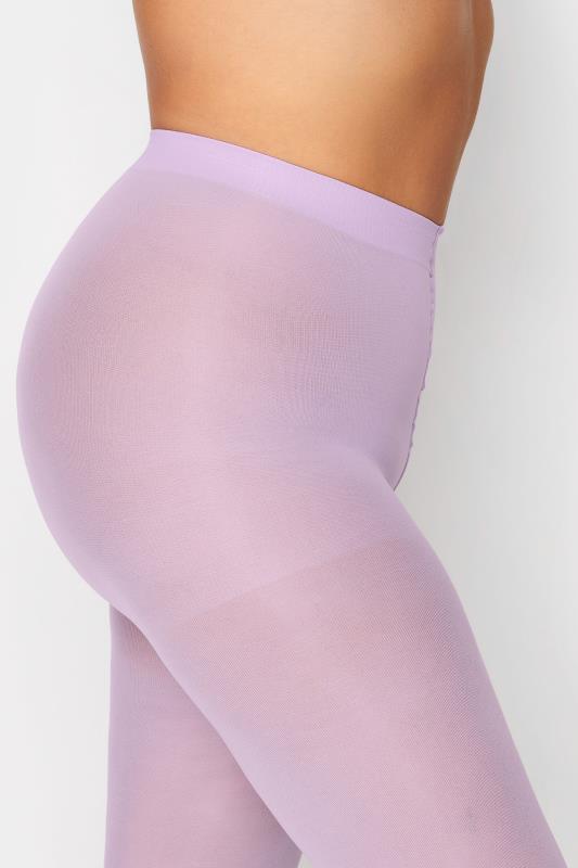 Plus Size Light Purple 50 Denier Tights | Yours Clothing 2