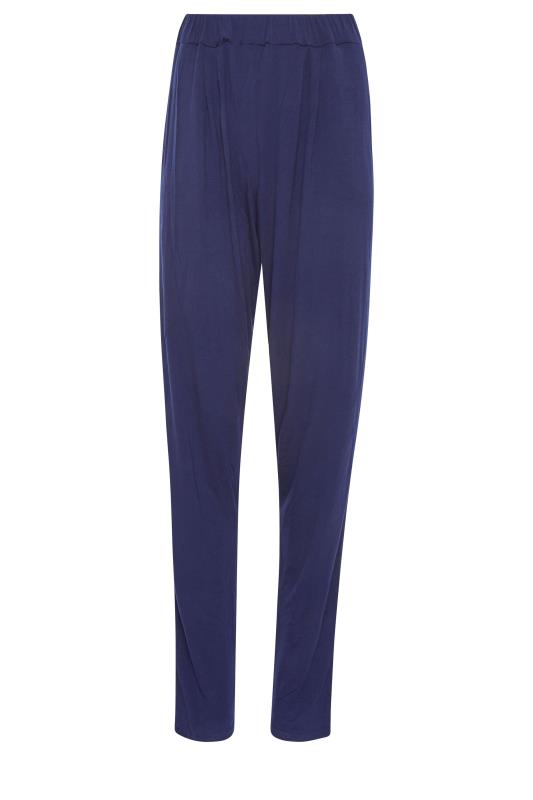 LTS Tall Navy Blue Harem Trousers 5